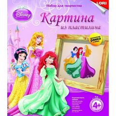 Картина из пластилина "Принцессы Диснея"