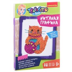 Нитяная графика "Котенок"