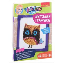 Нитяная графика "Сова"