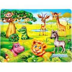Пазл деревянный "Африка" 30 деталей