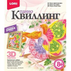 3D картина "Цветочная фея" квиллинг