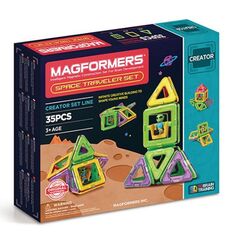 Магнитный конструктор "Magformers" Space Traveler set 35 pcs