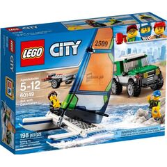 Конструктор Lego City "Парусная лодка и джип"
