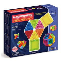 Магнитный конструктор Magformers "Window set line" 30 деталей