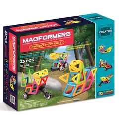 Магнитный конструктор Magformers "Magic Pop Set" 25 деталей