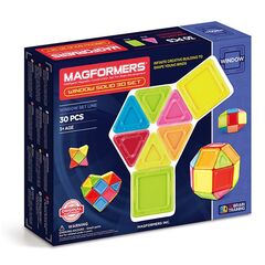 Магнитный конструктор Magformers "Window solid 30 set" 30 деталей