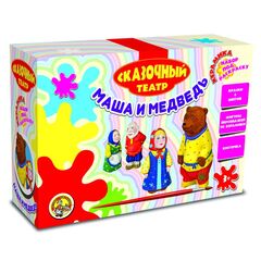 Раскрашиваем фигурки из керамики "Маша и медведь"