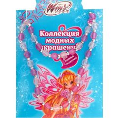 Бусы розовые "Феи Винкс"