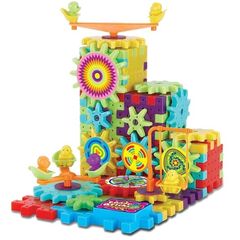 Конструктор для малышей на батарейках "Funny Bricks", 81 деталь