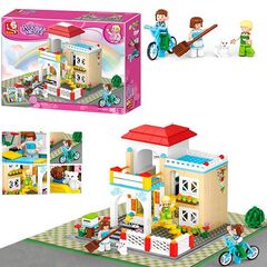 Конструктор "Домик" Розовая мечта, 380 деталей