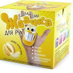 Сделай сам "Жвачка для рук" сочная дыня