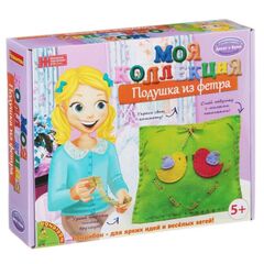 Шьем подушку из фетра "Птички"