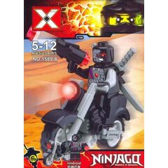 Конструктор "Ninjago" на мотоцикле 1589-8