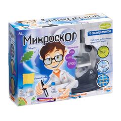 Микроскоп белый, 15 экспериментов