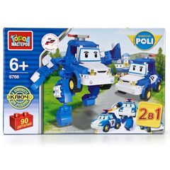 Конструктор "Робот - полицейский" 90 деталей Poli Robocar