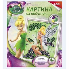 Картина из пайеток "Фея Динь-динь"