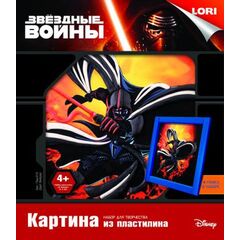 Картина из пластилина "Дарт Вейдер"