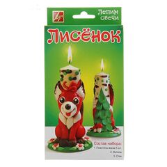 Лепим свечу "Лисенок"