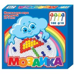 Мозаика 100 фишек по 10 мм.