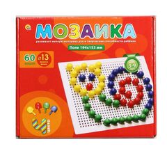 Мозаика 60 фишек по 13 мм.