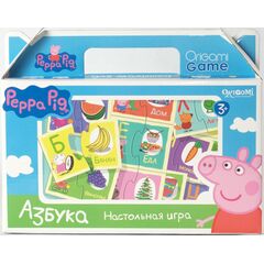 Настольная игра с пазлами "Азбука: свинка Пеппа"