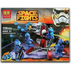 Конструктор Bela "Star Wars: Элитное подразделение Коммандос Сената" 106 деталей