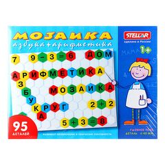 Мозаика "Азбука + Арифметика" 95 деталей