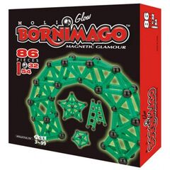 Конструктор магнитный Bornimago Glow 86 деталей