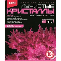 Лучистые кристаллы "Малиновый"