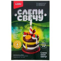 Делаем свечу "Праздничный торт"