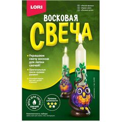 Делаем восковую свечу "Лесной филин"