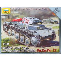 Модель для сборки немецкого танка "PZ.KPFW-II" 1:100
