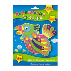 Аппликация из фетра "Птичка"
