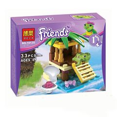 Конструктор для девочек "Friends" домик для черепашки 33 детали