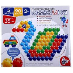 Мозаика настольная с крупными фишками, 90 элементов