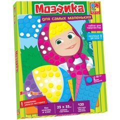 Мозаика самоклеящаяся "Маша и мяч" 120 наклеек