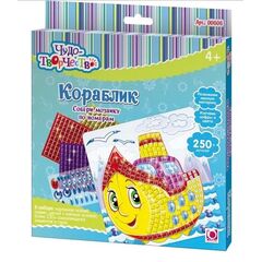 Самоклеящаяся мозаика "Кораблик"
