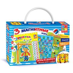 Игра магнитная "Виселица, ходилка, змеи и лестницы"