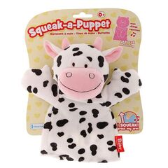 Игрушка - рукавичка "Коровка" с пищалкой
