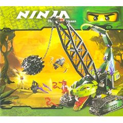 Конструктор Ninja "Кран - разрушитель" 414 деталей