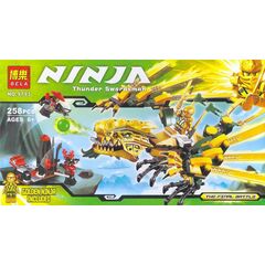 Конструктор Ninja "Золотой дракон" 258 деталей