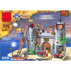 Конструктор "Пиратская крепость" 366 деталей