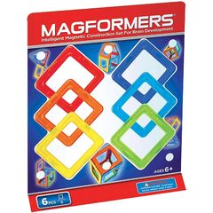 Магнитный конструктор Magformers "Квадраты" 6 деталей