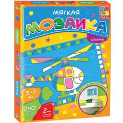 Мягкая мозаика коллаж "Вертолет"