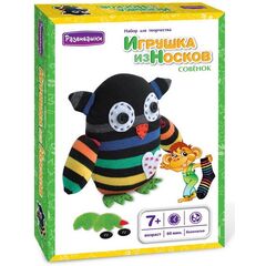 Шьем игрушку из носочков "Совенок"