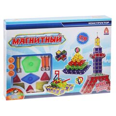 Магнитный конструктор 108 деталей