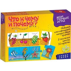 Развивающая игра "Что к чему и почему"