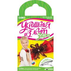 Украшение из лент "Кармен"заколка
