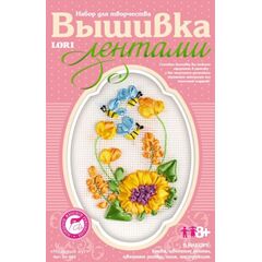 Вышивка лентами "Медовый луг"