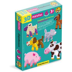 3 D пазл "Деревенька"
